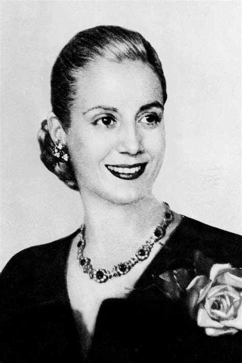 Eva Duarte de Peron, wife of the president of the Argentine Republic ...