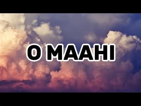 o maahi song lyrics - YouTube