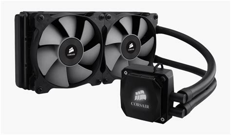 H100i Hero Fan - Water Cooler Pc Corsair, HD Png Download - kindpng