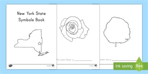 New York State Symbols Booklet (Teacher-Made)