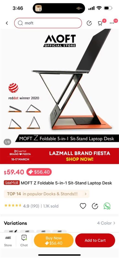 MOFT Laptop Stand, Computers & Tech, Parts & Accessories, Other ...