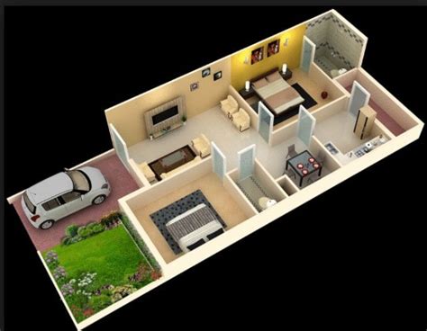 1000 square feet modern Home Plan Everyone Will Like | Acha Homes