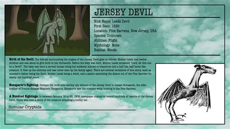 CRYPTID MONTH: Jersey Devil by McDonaldbros on DeviantArt