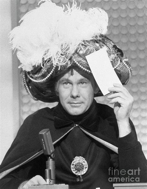 Television Host Johnny Carson As Carnac Photograph by Bettmann - Pixels