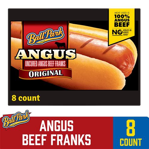 Ball Park® Original Angus Beef Hot Dogs, 8 count - Walmart.com ...