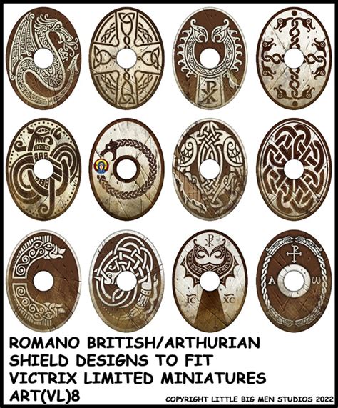 Romano British / Arthurian Shield Design 8 - Victrix Limited