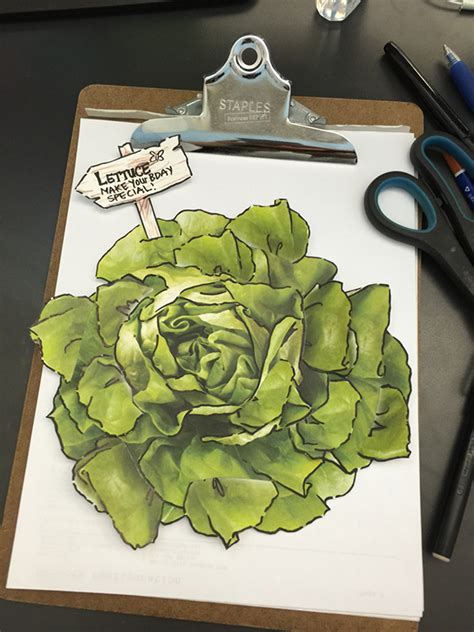 Lettuce Greeting Card on Behance