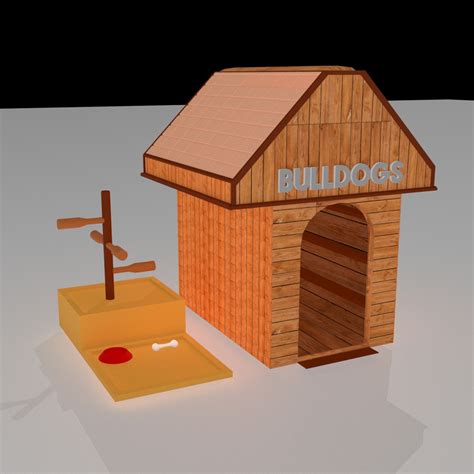 3D Dog House Model - TurboSquid 1450742