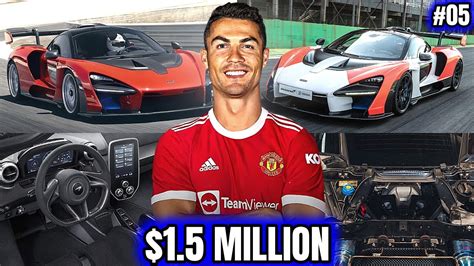 CRISTIANO RONALDO McLaren Senna Estimated value of $1 5 million #05 - YouTube