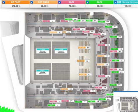 La défense arena seating plan : r/paris