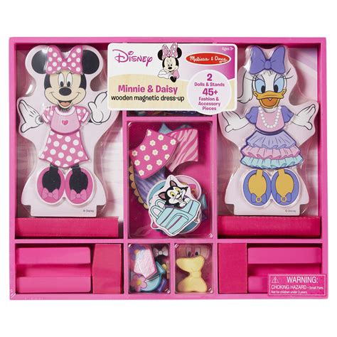 Melissa Doug Disney Minnie Mouse and Daisy Duck Magnetic Dress-Up Wooden Doll | eBay