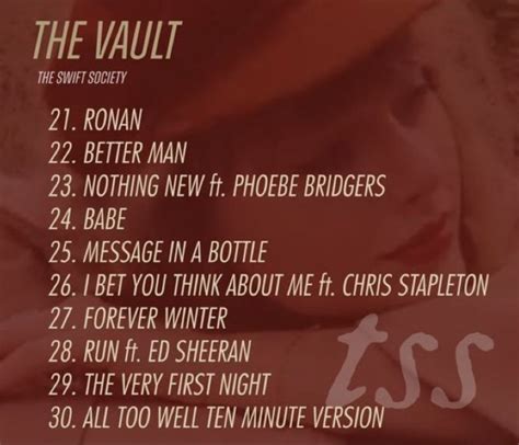 the vault tour poster with dates