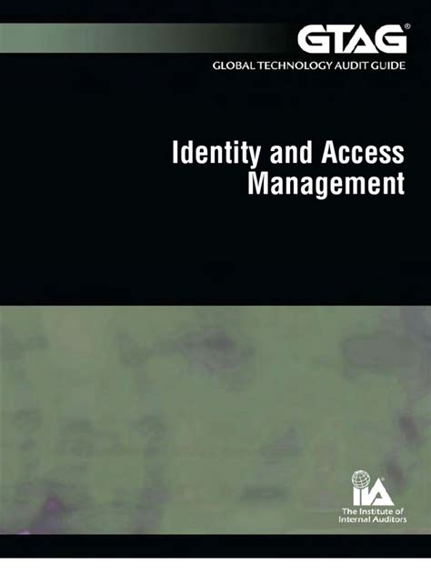 GTAG 9 Identity and Access Management 11 07 | PDF | Access Control ...