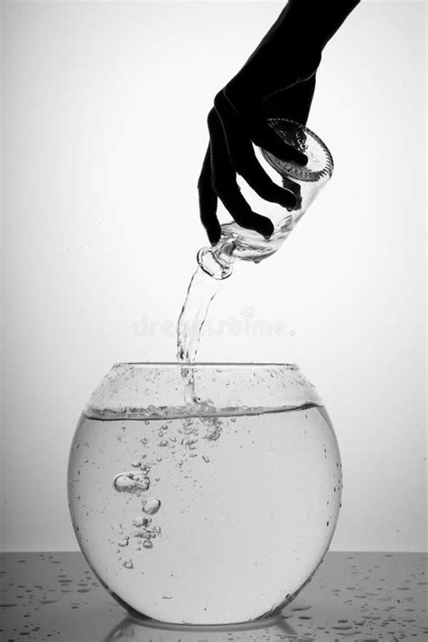 Water illusion with bubble stock image. Image of splash - 28345971