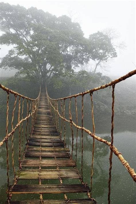 Rickety bridge | The Road Less Traveled | Pinterest