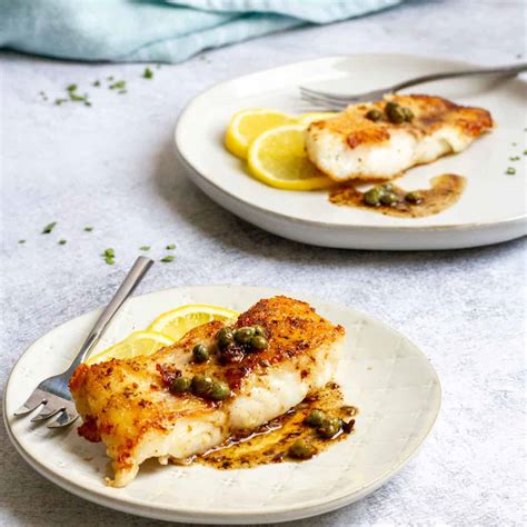 Pan-Seared Grouper with Lemon Caper Sauce - Champagne Tastes®