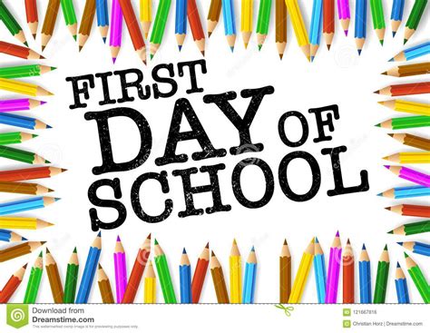 First day of school - Primary students - St. Francis School