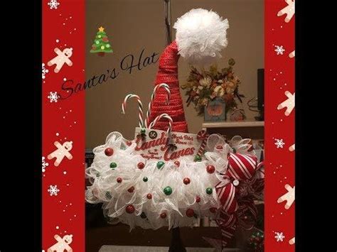 Dollar tree Santa hat wreath | Dollar tree christmas decor, Diy christmas decorations for home ...