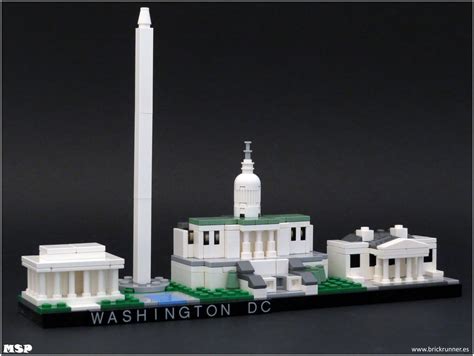 Washington D.C. Skyline | Lego architecture, Micro lego, Lego design