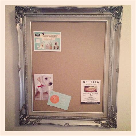 The new notice board | New room, Frame, Decor