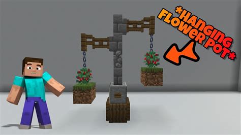 Minecraft Hanging Planter