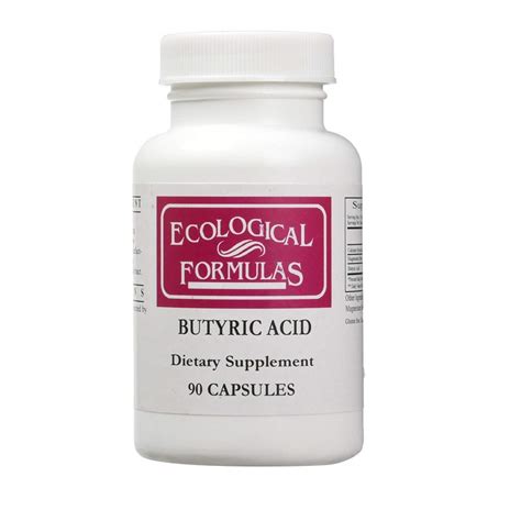 Butyric Acid 2:1 Ratio, 90 Capsules, Ecological Formulas - YourHealthBasket