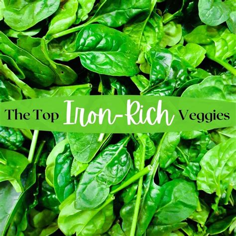 Top 6 Iron-Rich Vegetables - CalorieBee