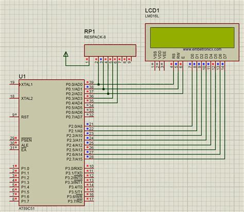LCD Interfacing with 8051 Microcontroller - Circuit, Code, Working