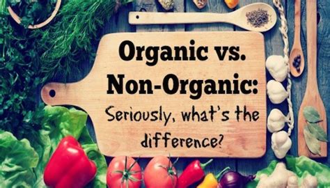 Organic Versus Non-Organic Food - JC Fitness