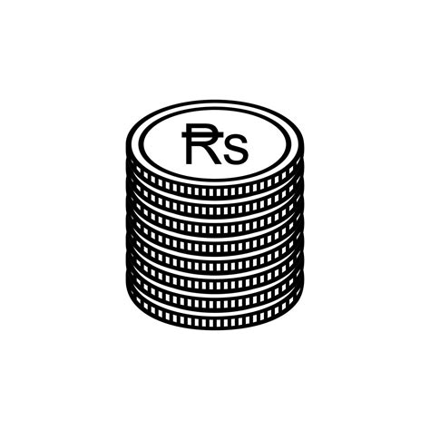 Pakistan Currency Symbol, Pakistani Rupee Icon, PKR Sign. Vector ...