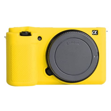 For Sony ZV-E10 Soft Silicone Protective Case (Yellow) – Alexnld.com