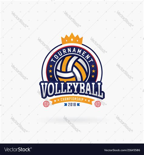 Volleyball Player Logo