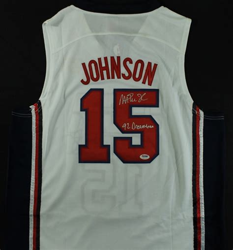 Magic Johnson Signed Team USA "92 Dream Team" Jersey (PSA COA ...