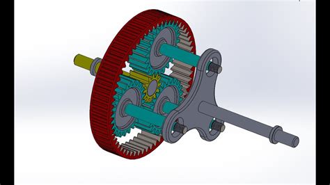 Epicyclic gear train Animation - YouTube