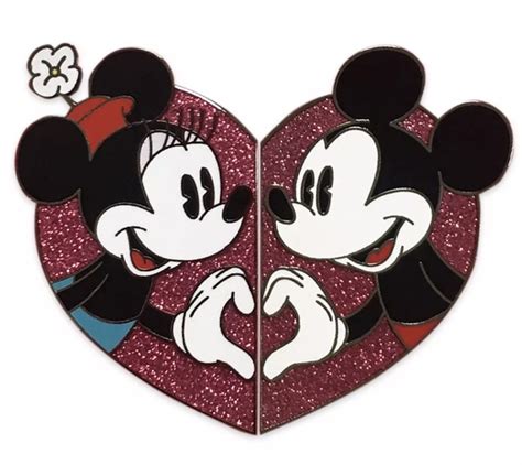 Mickey & Minnie Mouse Valentine’s Day Pin Set at shopDisney - Disney ...