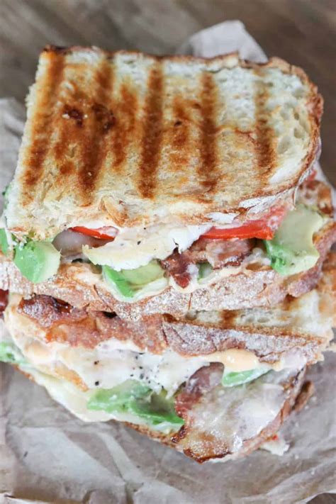 Chicken Avocado Bacon Panini Recipe - Valentina's Corner