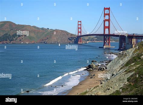 Golden Gate Bridge from Baker Beach, California Stock Photo - Alamy