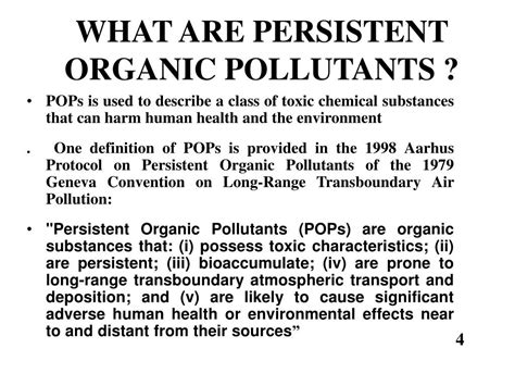 PPT - OVERVIEW OF PERSISTENT ORGANIC POLLUTANTS PowerPoint Presentation - ID:5811001