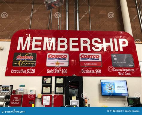 Costco Wholesale Membership Sign. Editorial Stock Photo - Image of ...