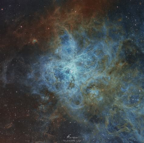 Tarantula Nebula SHO (Hubble Palette) | Telescope Live