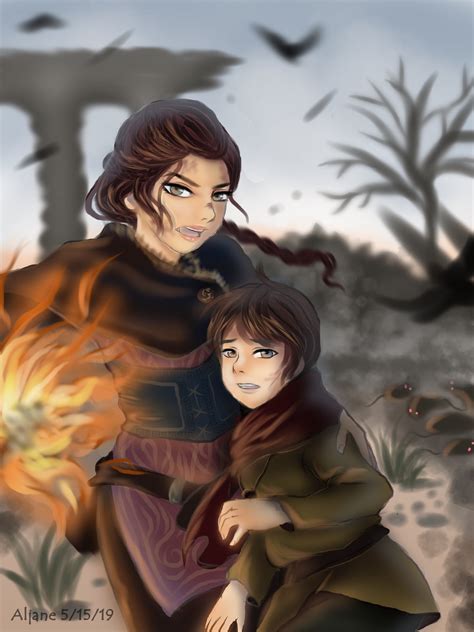 Amicia and Hugo (A Plague Tale Innocence) by BlackQueen10 on DeviantArt