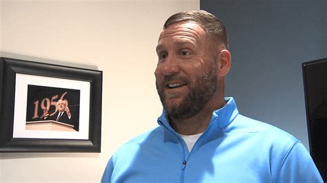 Former Pittsburgh Steelers QB Ben Roethlisberger talks backstage at the 2022 Ignite Men's ...