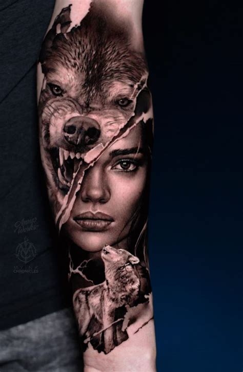 Wolf Girl Tattoo – InkStyleMag