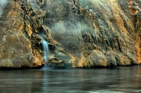 waterfall at Geyser Park | Waterfall, Geyser, Outdoor