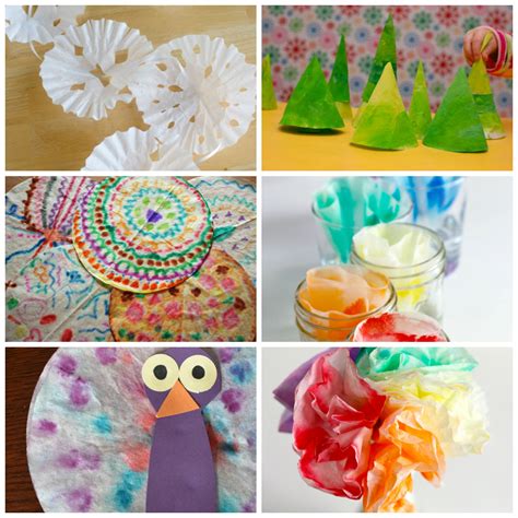 24 Fun Coffee Filter Crafts to Make - Make and Takes