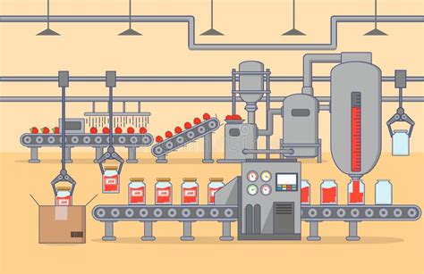 Apple Juice Production Vector Infographic. Fruit Harvesting. Juice Factory Processing Line ...