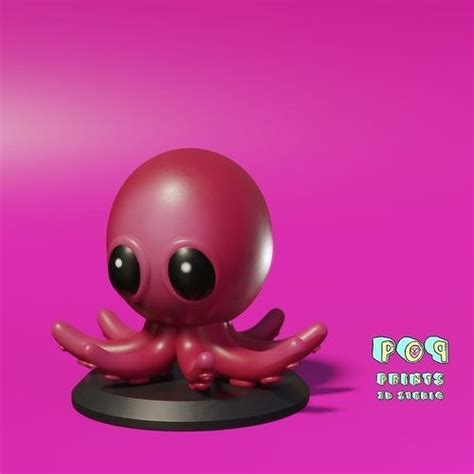 Octopus Emoji 3D model | CGTrader