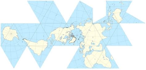 Buckminster Fuller's Dymaxion Map Updated for the 21st Century