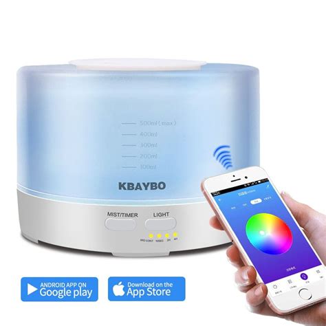 Smart Wi-Fi Essential Oil Diffuser - App Control 500ml Aromatherapy ...