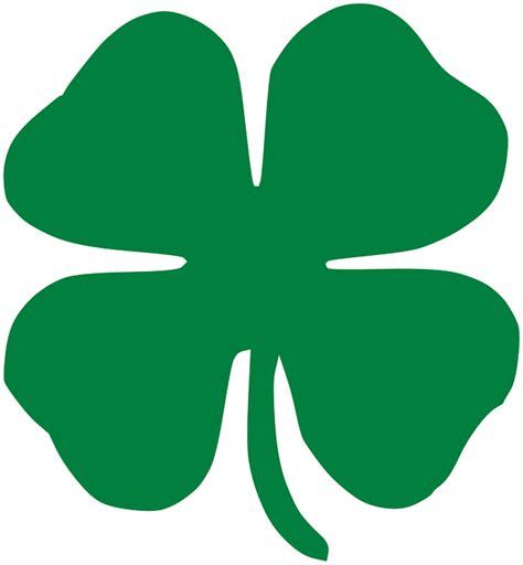 Irish Clip Art Free Shamrocks Shamrock Clover Leaf - Four Leaf Clover Clip Art - Png Download ...